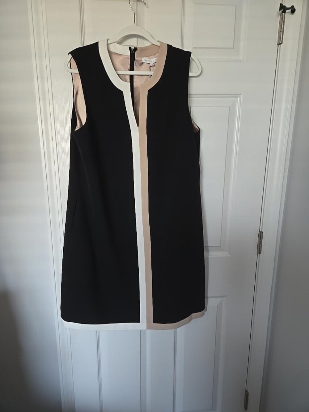 NWT Preston & York Fallon Colorblock Crepe Dress SZ 16